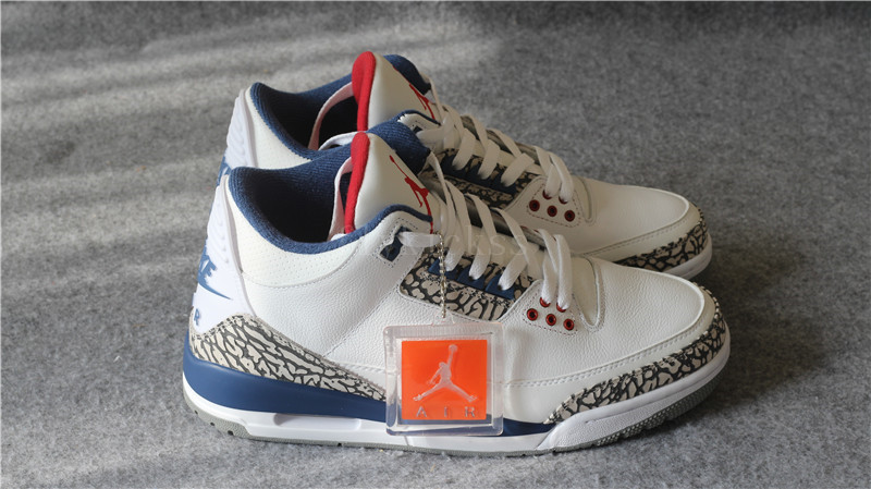 Air Jordan III 3 OG True Blue White Nike Back